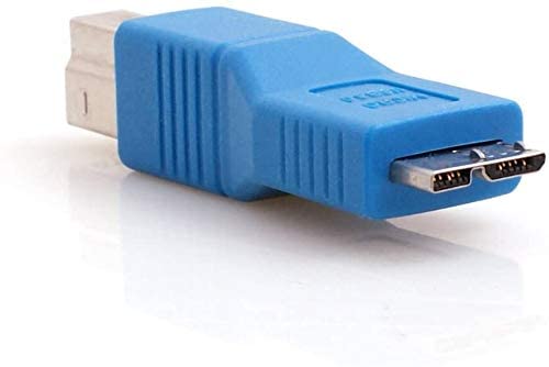 System-S USB 3.0 Adapter Typ B Stecker auf Micro B Stecker in Blau