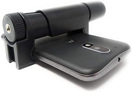 SYSTEM-S Halterung Befestigung mit Wasserwaage und Handschlaufe in Schwarz für Smartphone