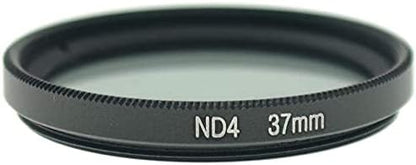 SYSTEM-S ND Filter Set 37 mm Neutraldichtefilter Graufilter Hülle kompatibel mit iPhone 12 Pro Max