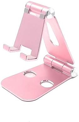 System-S Alu Klapp Ständer für Tablet und Smartphone in Pink