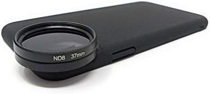 SYSTEM-S ND Filter 37 mm Set Neutraldichtefilter Graufilter Hülle für iPhone 11 Pro Max