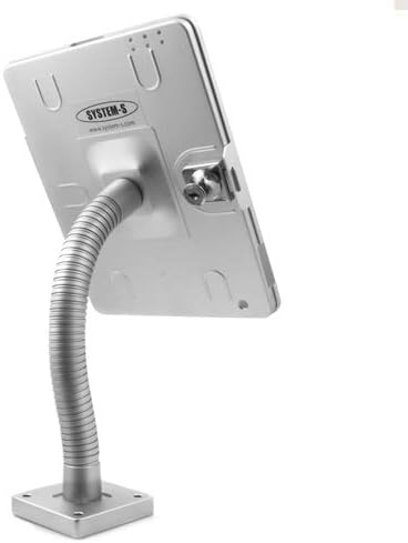 SYSTEM-S Tischständer Halterung abschließbar flexibel für iPad 7 8 9 10.2" (2019 2020 2021) A2270 A2428 A2429 A2430 A2197 A2200 A2198 A2199 A2602 A2604 A2603 A2605