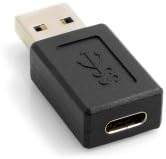 SYSTEM-S USB A 3.0 male to USB 3.1 Type C female cable adapter