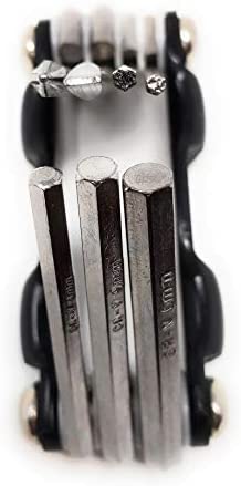 System-S klappbares Multitool Werkzeug Kit, schwarz, 7in1