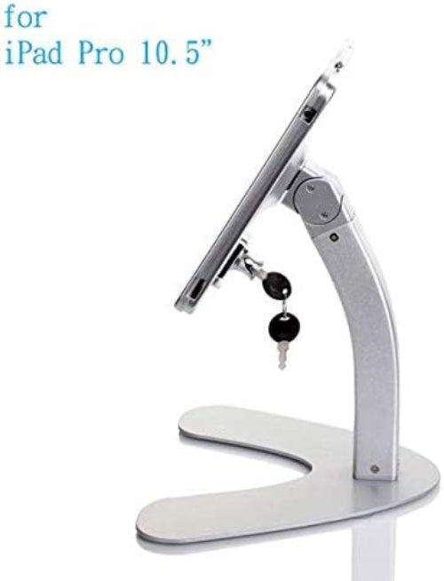 System-S Aluminium Presentation Trade Fair Stand 31 cm Lockable for iPad Pro 10.5 inch