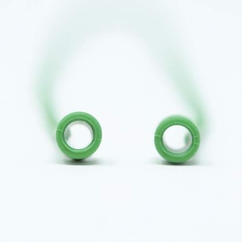 System-S 5x Silicone Holder for AirPods Headphones in Green