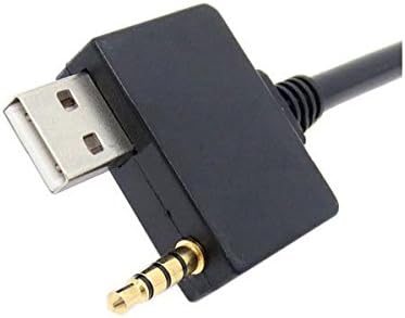 System-S KFZ Auto USB & 3.5mm Klinke für iPhone iPod 30-Pin Anschluss für Hyundai Kia MDI 25cm