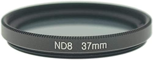 SYSTEM-S ND Filter Set 37 mm Neutraldichtefilter Graufilter Hülle kompatibel mit iPhone 12 Pro Max