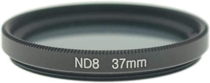 SYSTEM-S ND Filter Set 37 mm Neutraldichtefilter Graufilter Hülle kompatibel mit iPhone 12 Pro Max