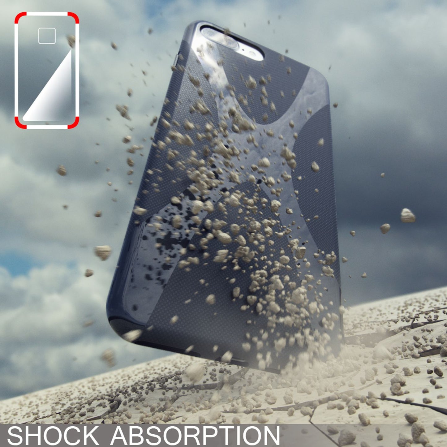 NALIA Handyhülle kompatibel mit iPhone 8 Plus / 7 Plus, Ultra-Slim Silikon Case, Dünne Crystal Schutz-Hülle Etui Handy-Tasche Schale Back-Cover Bumper, Smart-Phone Gummi-Hülle - X-Line Transparent