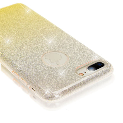 iPhone 8 Plus / 7 Plus Hülle Handyhülle von NALIA, Dünnes Glitzer Case Bling Etui