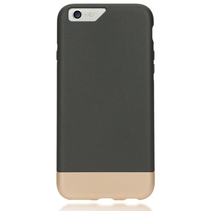NALIA Handyhülle kompatibel mit iPhone 6 6S, Schutz-Hülle Case Stoßfest, Slider Hardcase Handy-Tasche Dünn, zwei-teiliges Slim Back-Cover Telefon-Schale Thin Smart-Phone Etui Matt Bumper - Schwarz