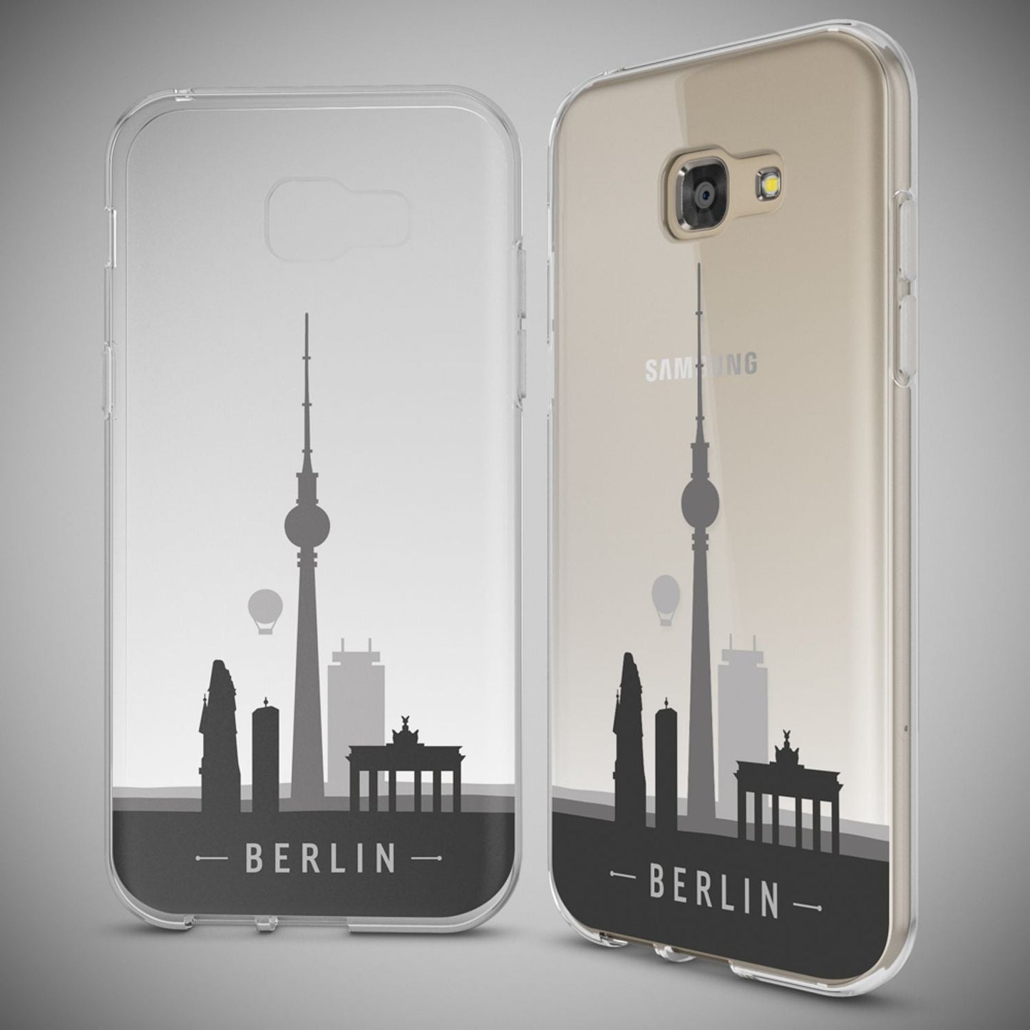 NALIA Handyhülle kompatibel mit Samsung Galaxy A5 2017, Slim Silikon Motiv Case Cover Schutz-Hülle Dünn Durchsichtig Etui Handy-Tasche Backcover Transparent Bumper