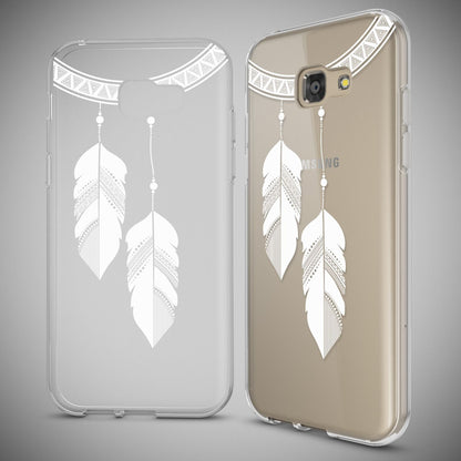 NALIA Handyhülle kompatibel mit Samsung Galaxy A5 2017, Slim Silikon Motiv Case Cover Schutz-Hülle Dünn Durchsichtig Etui Handy-Tasche Backcover Transparent Bumper