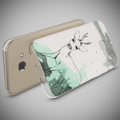 NALIA Handyhülle kompatibel mit Samsung Galaxy A5 2017, Slim Silikon Motiv Case Cover Schutz-Hülle Dünn Durchsichtig Etui Handy-Tasche Backcover Transparent Bumper