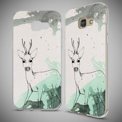NALIA Handyhülle kompatibel mit Samsung Galaxy A5 2017, Slim Silikon Motiv Case Cover Schutz-Hülle Dünn Durchsichtig Etui Handy-Tasche Backcover Transparent Bumper