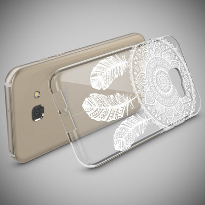 NALIA Handyhülle kompatibel mit Samsung Galaxy A5 2017, Slim Silikon Motiv Case Cover Schutz-Hülle Dünn Durchsichtig Etui Handy-Tasche Backcover Transparent Bumper