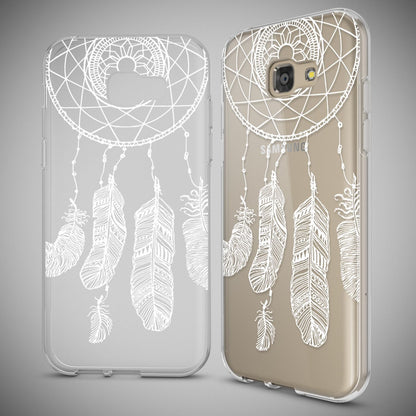 NALIA Handyhülle kompatibel mit Samsung Galaxy A5 2017, Slim Silikon Motiv Case Cover Schutz-Hülle Dünn Durchsichtig Etui Handy-Tasche Backcover Transparent Bumper