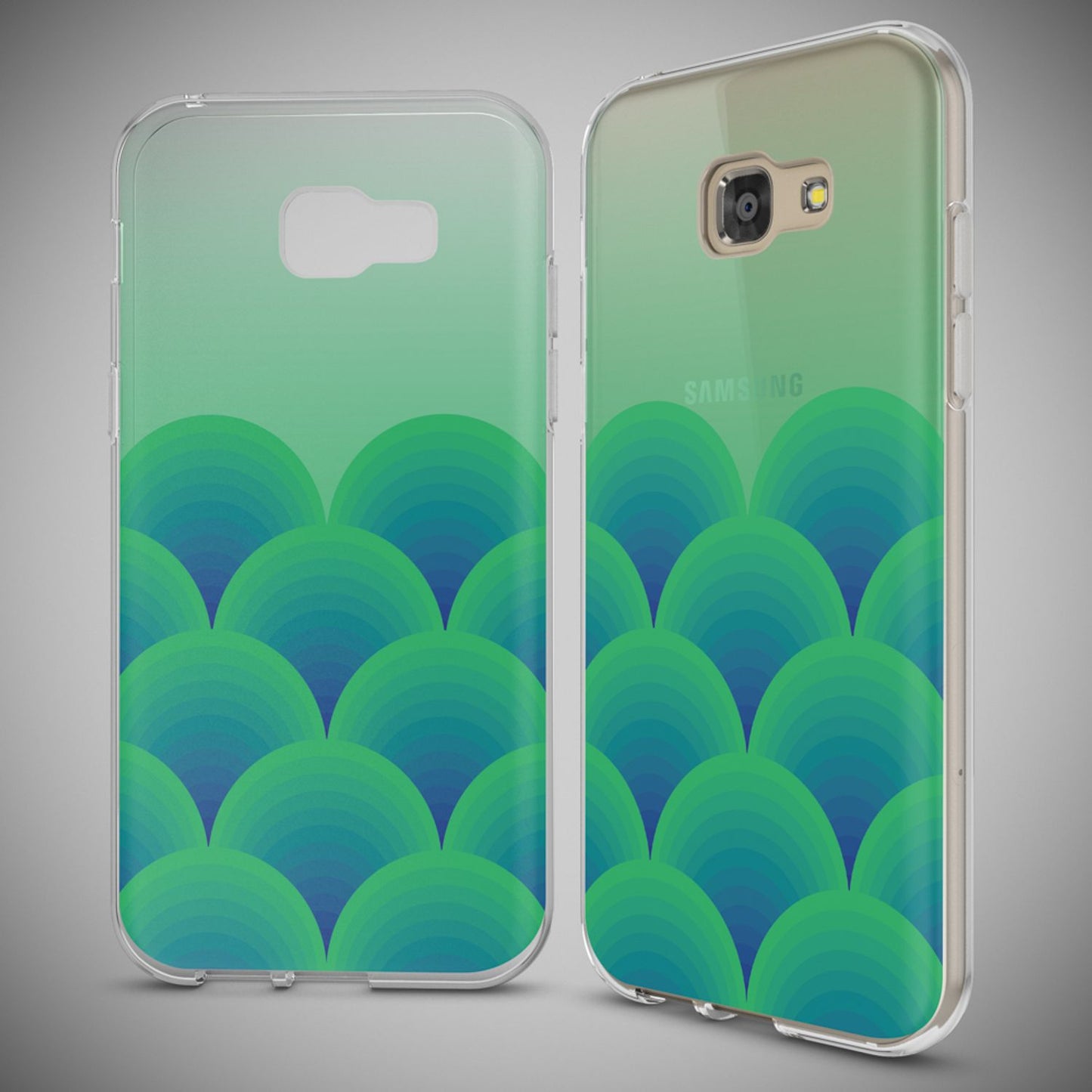 NALIA Handyhülle kompatibel mit Samsung Galaxy A5 2017, Slim Silikon Motiv Case Cover Schutz-Hülle Dünn Durchsichtig Etui Handy-Tasche Backcover Transparent Bumper