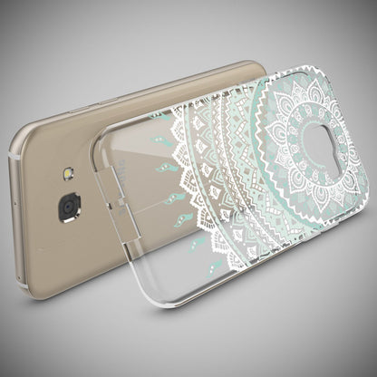 NALIA Handyhülle kompatibel mit Samsung Galaxy A5 2017, Slim Silikon Motiv Case Cover Schutz-Hülle Dünn Durchsichtig Etui Handy-Tasche Backcover Transparent Bumper
