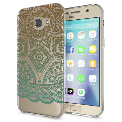 NALIA Handyhülle kompatibel mit Samsung Galaxy A5 2017, Slim Silikon Motiv Case Cover Schutz-Hülle Dünn Durchsichtig Etui Handy-Tasche Backcover Transparent Bumper