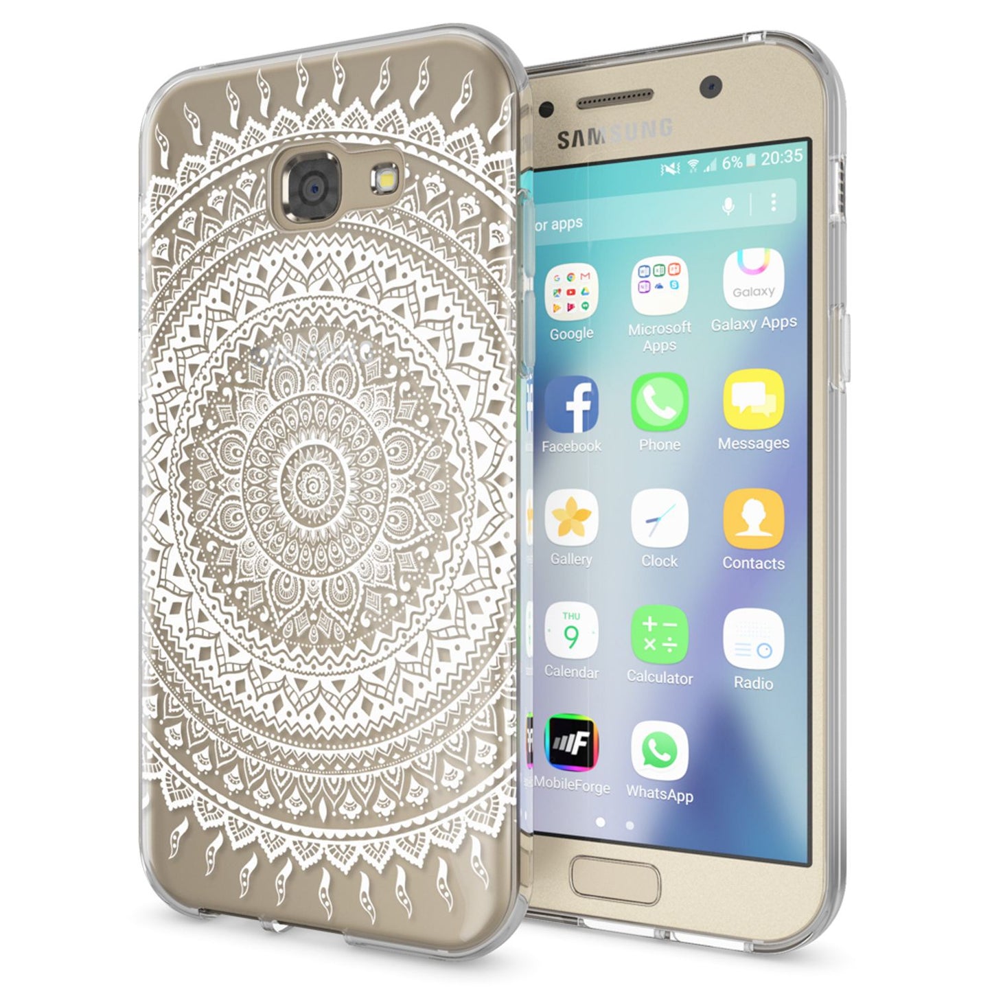 NALIA Handyhülle kompatibel mit Samsung Galaxy A5 2017, Slim Silikon Motiv Case Cover Schutz-Hülle Dünn Durchsichtig Etui Handy-Tasche Backcover Transparent Bumper