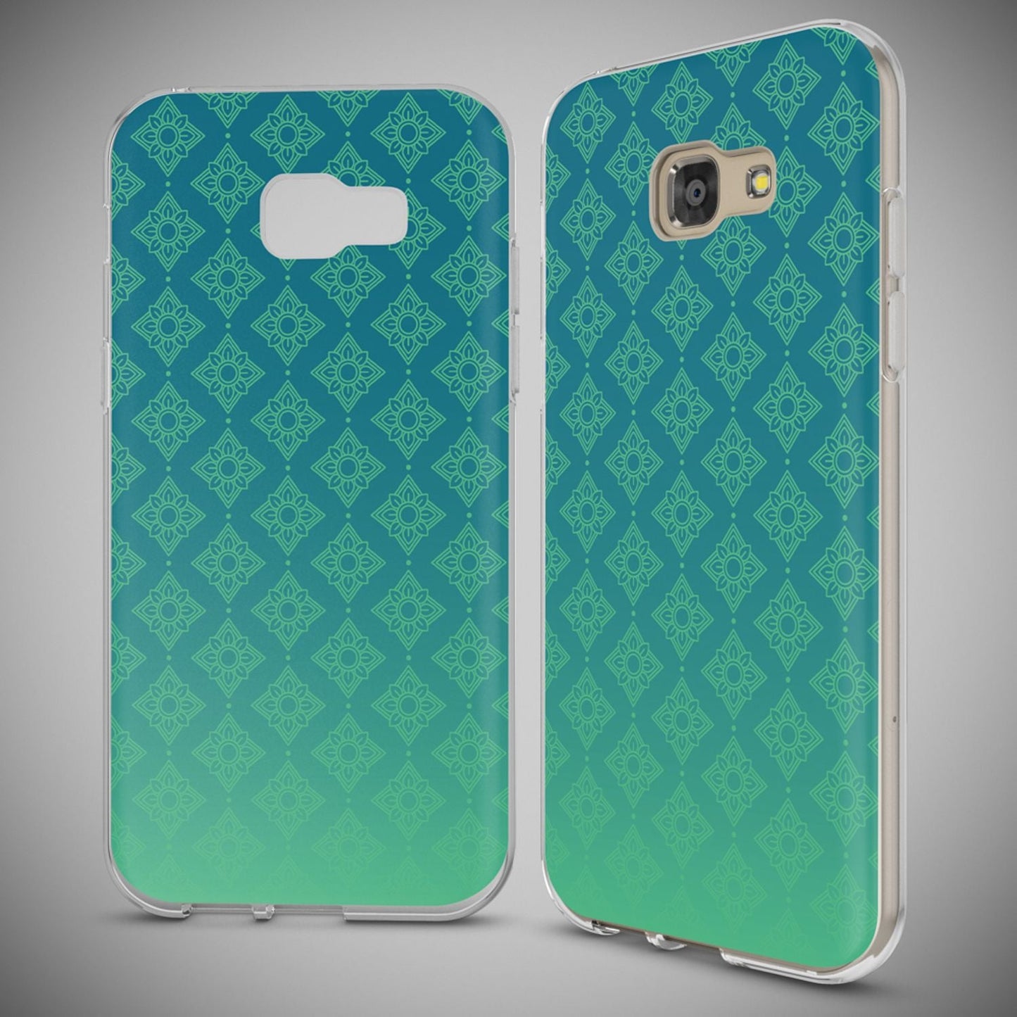 NALIA Handyhülle kompatibel mit Samsung Galaxy A5 2017, Slim Silikon Motiv Case Cover Schutz-Hülle Dünn Durchsichtig Etui Handy-Tasche Backcover Transparent Bumper