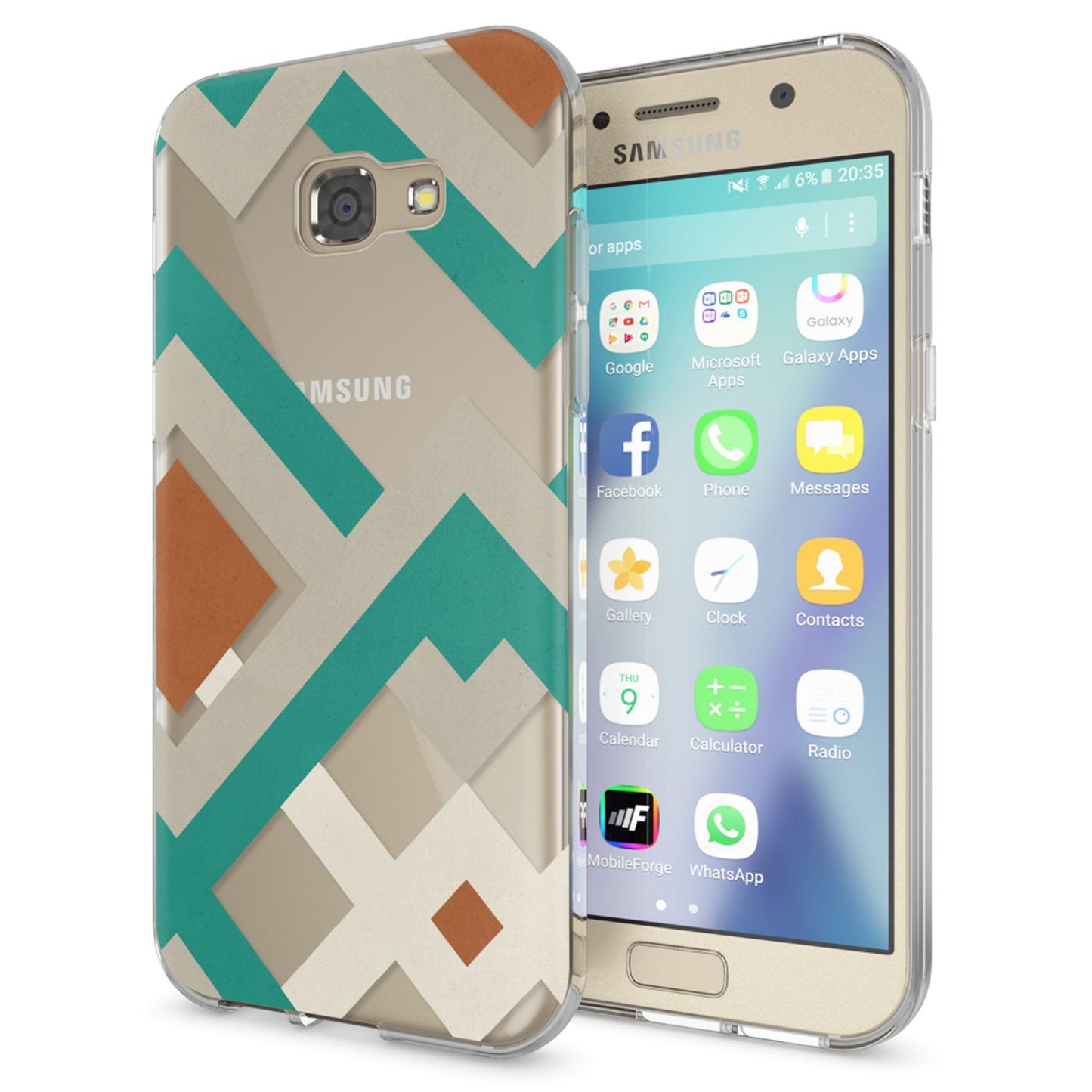 NALIA Handyhülle kompatibel mit Samsung Galaxy A5 2017, Slim Silikon Motiv Case Cover Schutz-Hülle Dünn Durchsichtig Etui Handy-Tasche Backcover Transparent Bumper