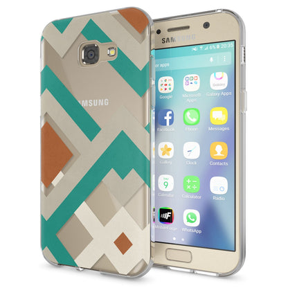NALIA Handyhülle kompatibel mit Samsung Galaxy A5 2017, Slim Silikon Motiv Case Cover Schutz-Hülle Dünn Durchsichtig Etui Handy-Tasche Backcover Transparent Bumper