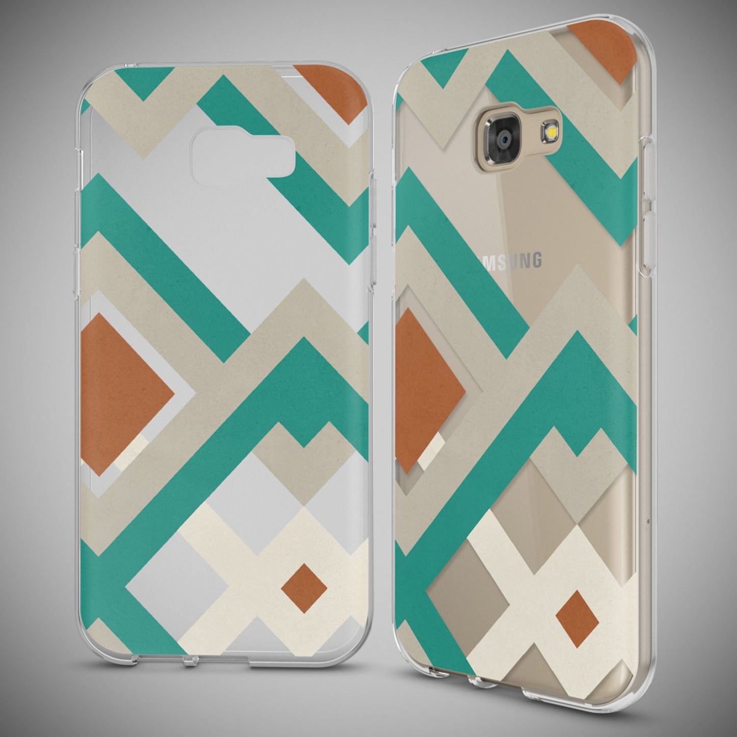 NALIA Handyhülle kompatibel mit Samsung Galaxy A5 2017, Slim Silikon Motiv Case Cover Schutz-Hülle Dünn Durchsichtig Etui Handy-Tasche Backcover Transparent Bumper