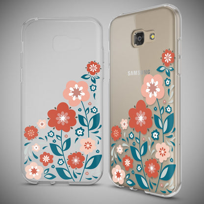 NALIA Handyhülle kompatibel mit Samsung Galaxy A5 2017, Slim Silikon Motiv Case Cover Schutz-Hülle Dünn Durchsichtig Etui Handy-Tasche Backcover Transparent Bumper