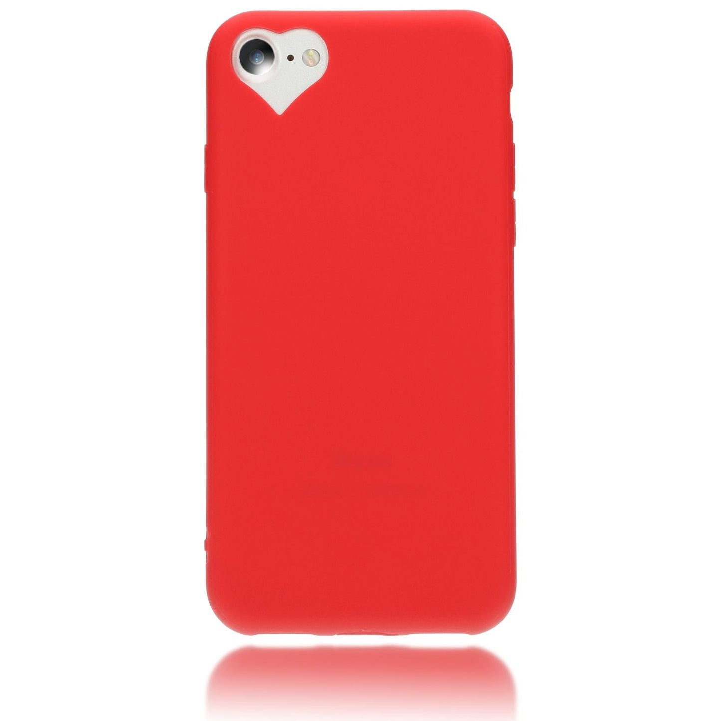 NALIA Handy Hülle für iPhone SE 2022 / SE 2020 / 8 / 7, Herz Case Cover Schutz