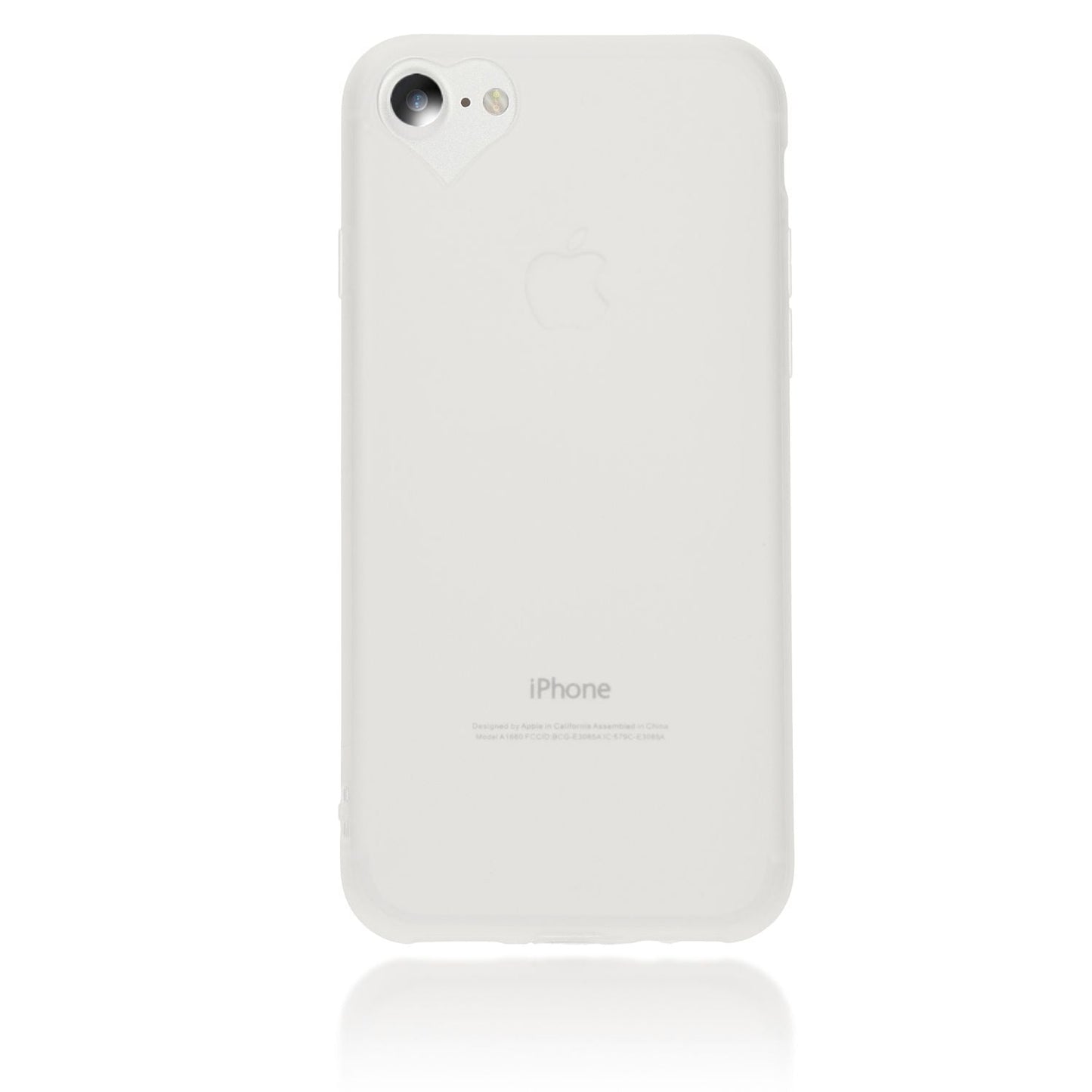 NALIA Handy Hülle für iPhone SE 2022 / SE 2020 / 8 / 7, Herz Case Cover Schutz