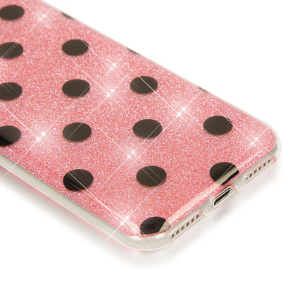 NALIA Handy Hülle für iPhone SE 2020 / 8 / 7, Glitzer Case Muster Cover Schutz