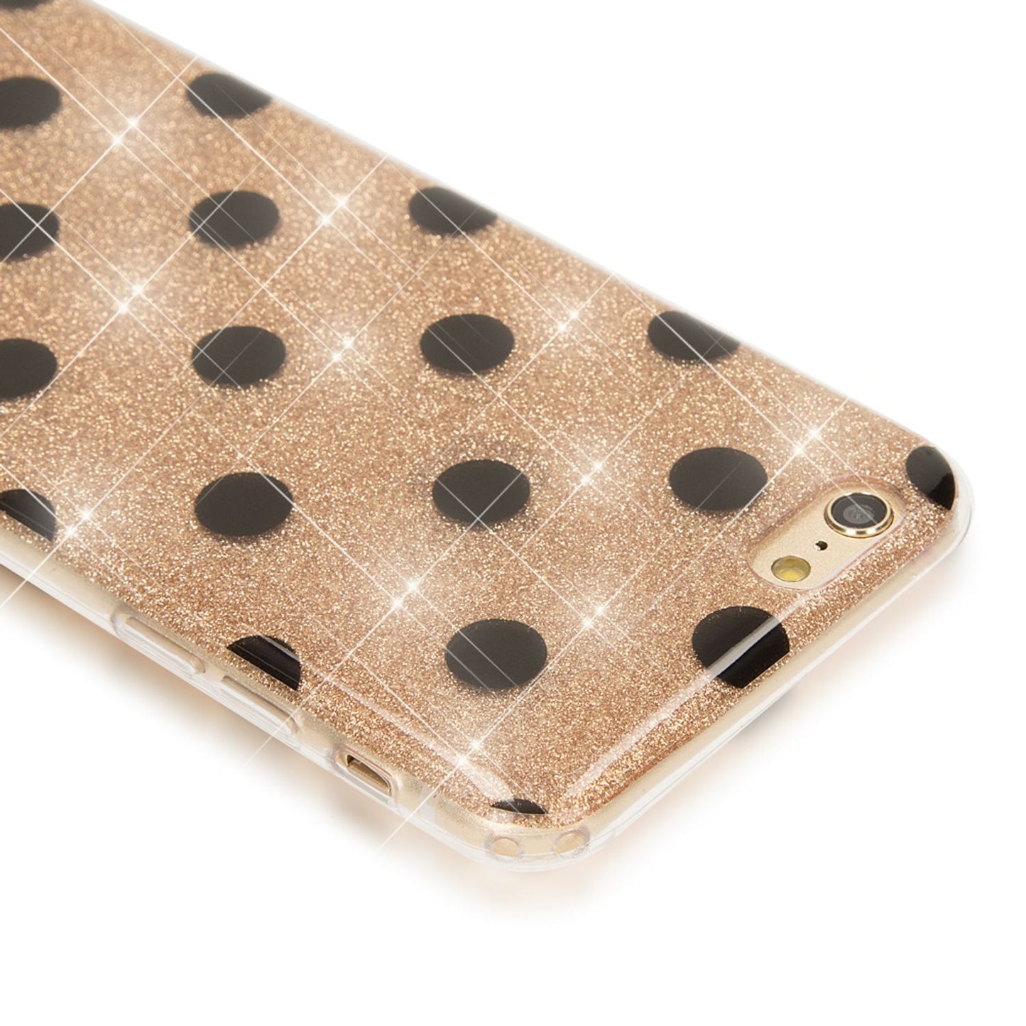 Apple iPhone 6 6S Punkte Handy Hülle von NALIA, Silikon Cover Case Schutz Glitter