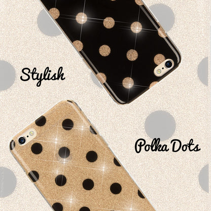 Apple iPhone 6 6S Punkte Handy Hülle von NALIA, Silikon Cover Case Schutz Glitter