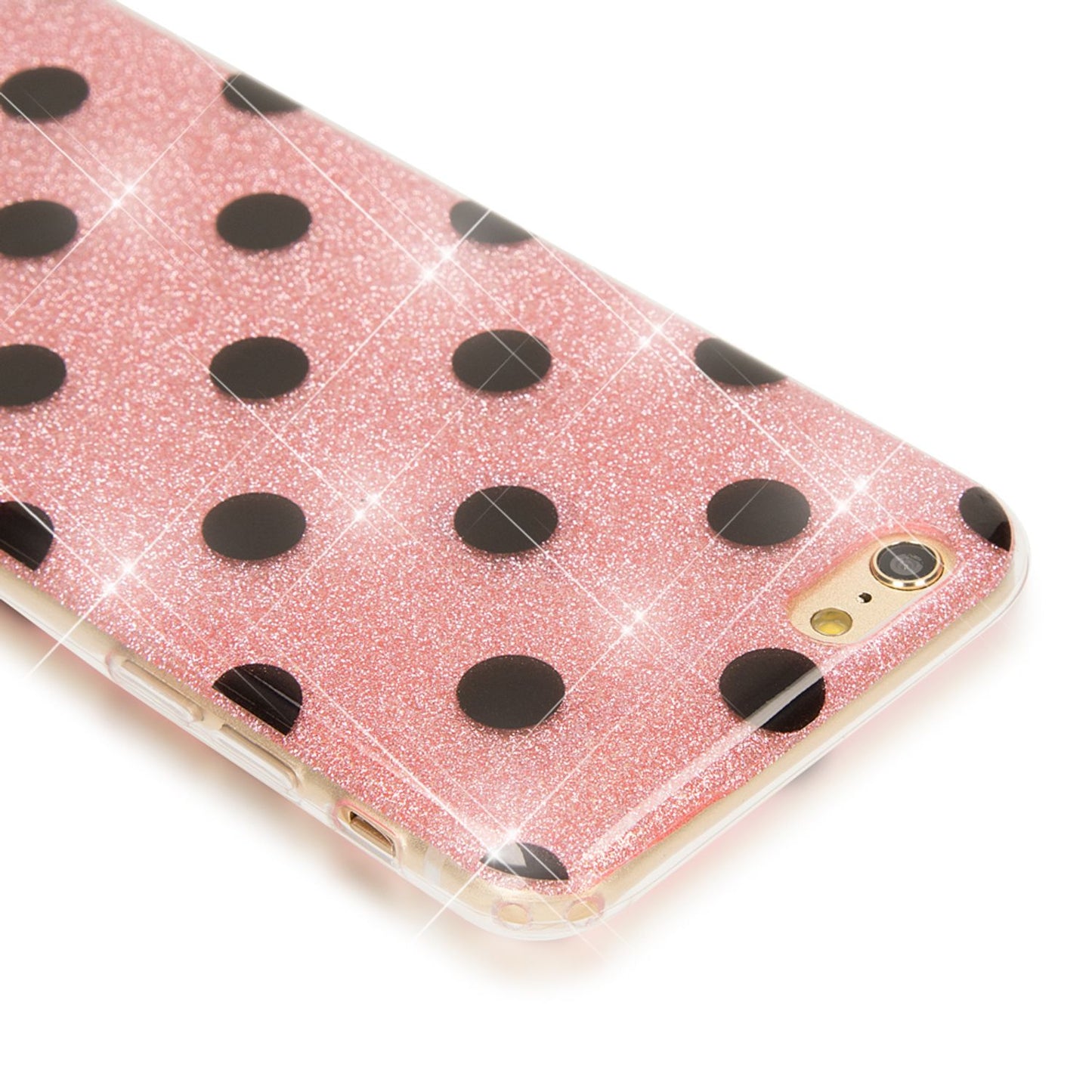 Apple iPhone 6 6S Punkte Handy Hülle von NALIA, Silikon Cover Case Schutz Glitter