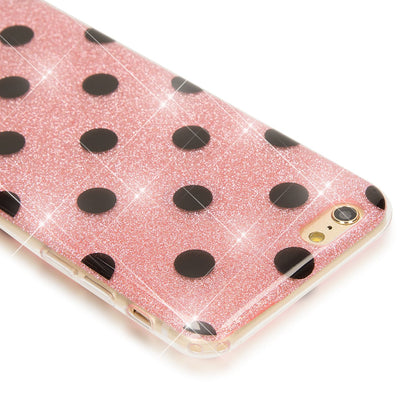 Apple iPhone 6 6S Punkte Handy Hülle von NALIA, Silikon Cover Case Schutz Glitter