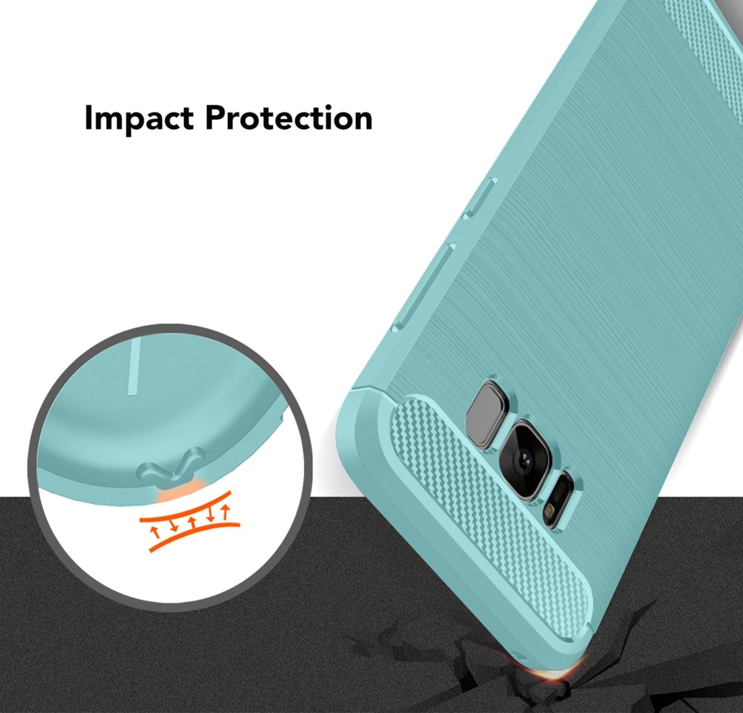 Samsung S8 Hülle Handyhülle von NALIA, Silikon Case Schutzhülle Back-Cover Etui