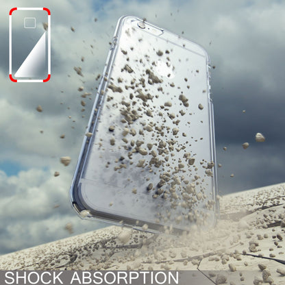 iPhone 6 6S Hülle Handyhülle von NALIA, Durchsichtiges Silikon Case mit Bumper