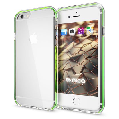 iPhone 6 6S Hülle Handyhülle von NALIA, Durchsichtiges Silikon Case mit Bumper