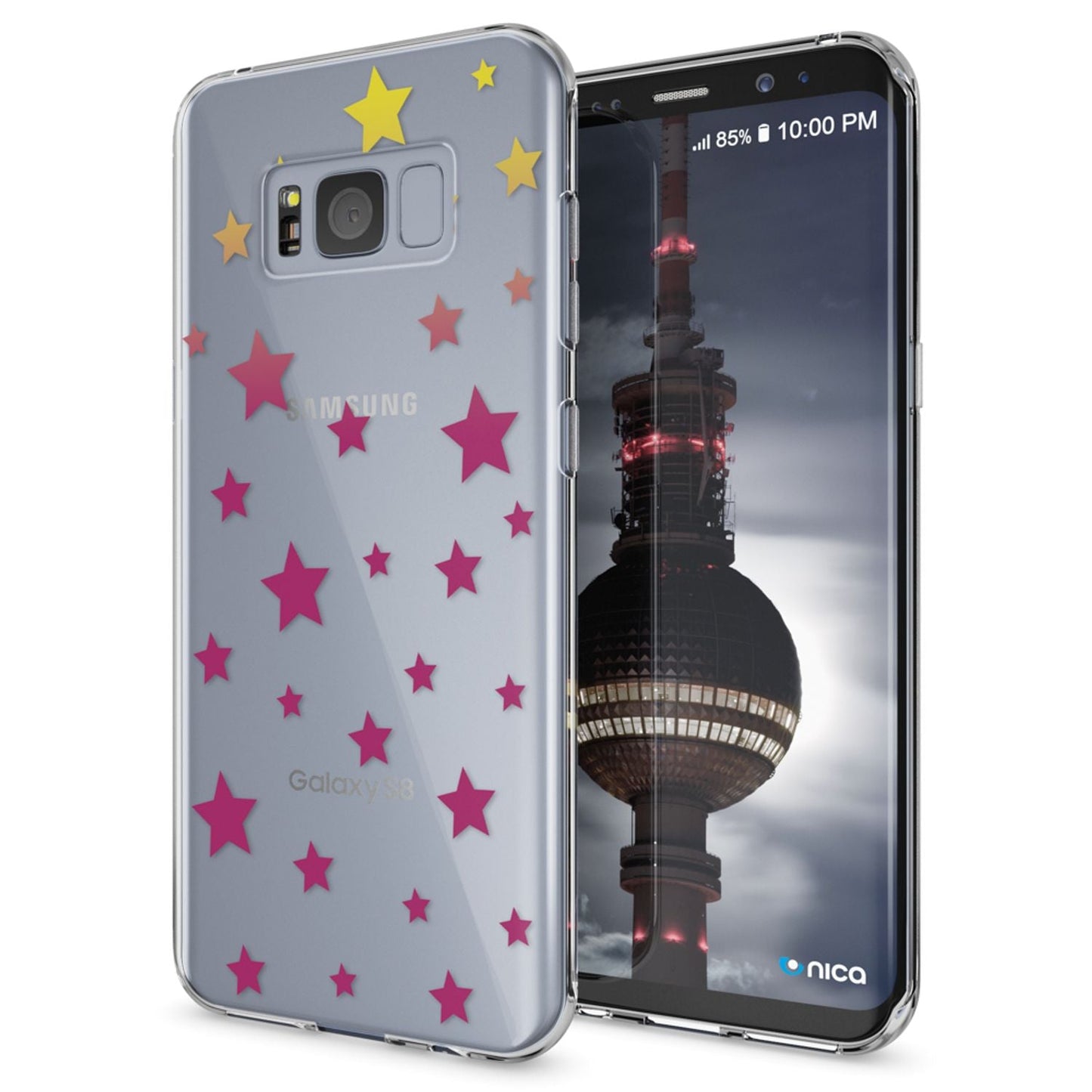 Samsung Galaxy S8 Plus Hülle Handyhülle von NALIA, Silikon Motiv Case Schutzhülle