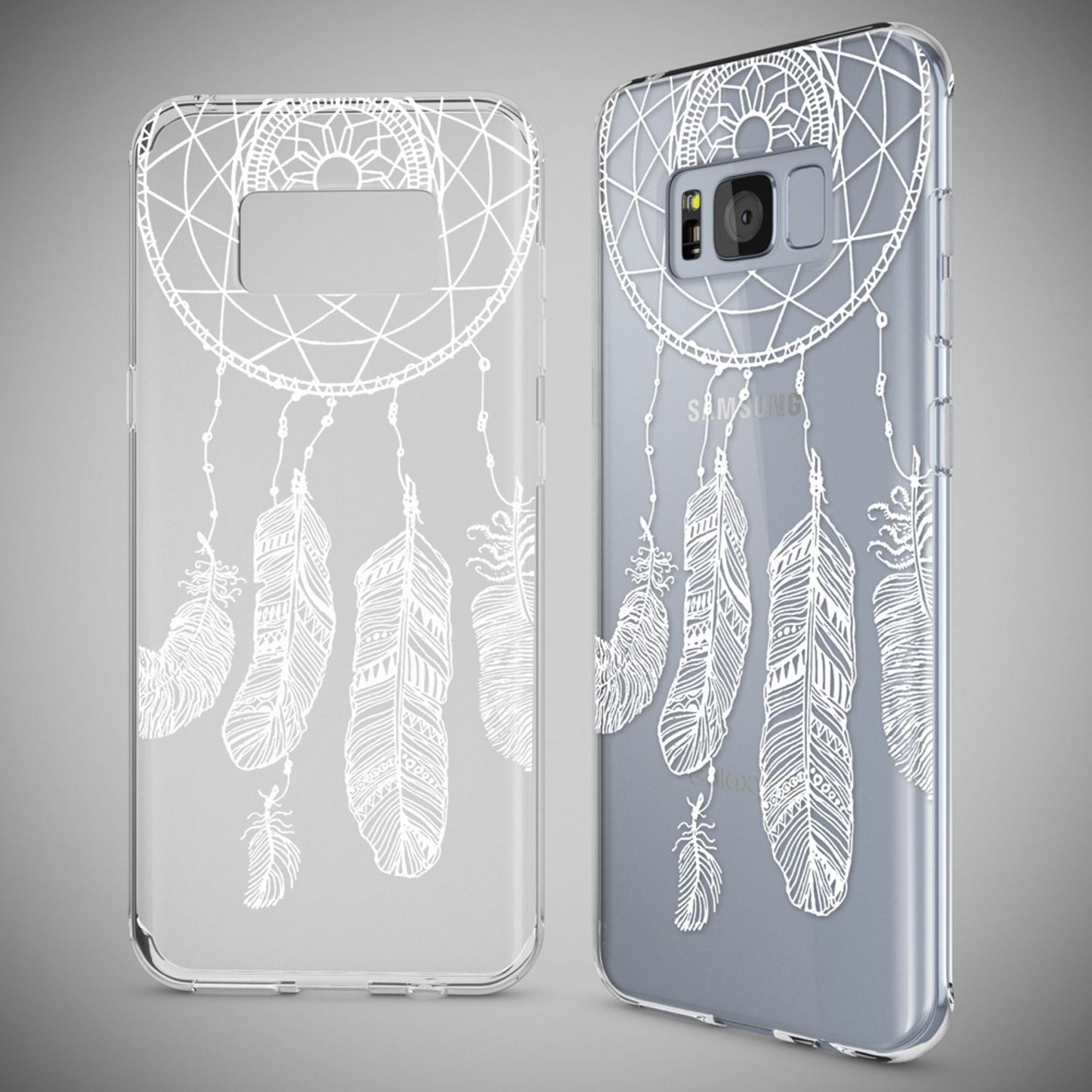 Samsung Galaxy S8 Plus Hülle Handyhülle von NALIA, Silikon Motiv Case Schutzhülle