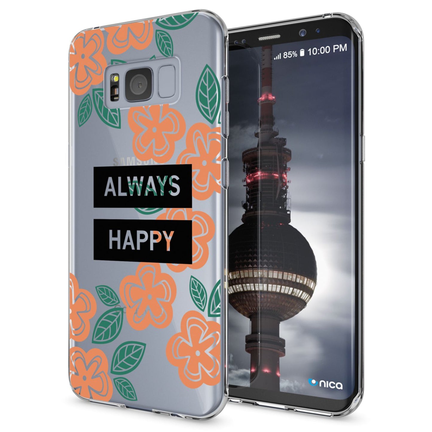 Samsung Galaxy S8 Plus Hülle Handyhülle von NALIA, Silikon Motiv Case Schutzhülle