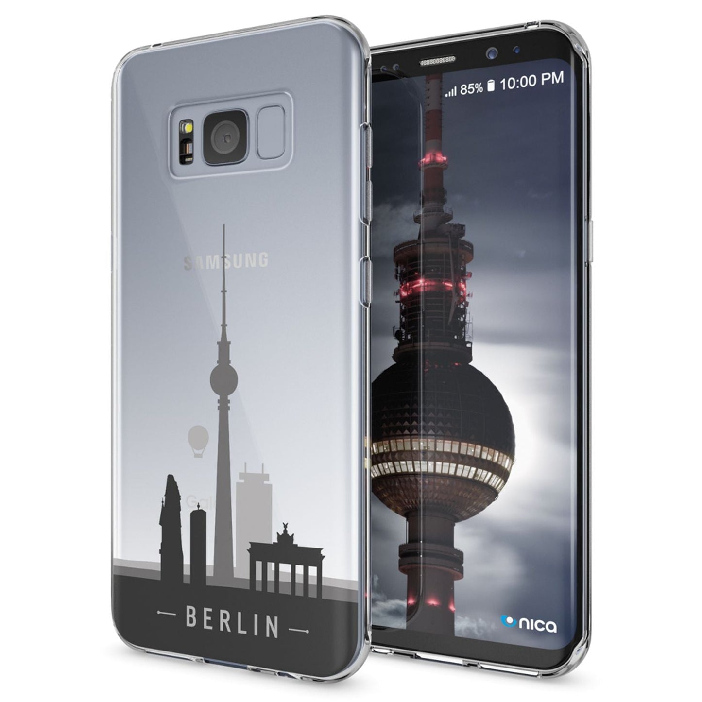 Samsung Galaxy S8 Plus Hülle Handyhülle von NALIA, Silikon Motiv Case Schutzhülle