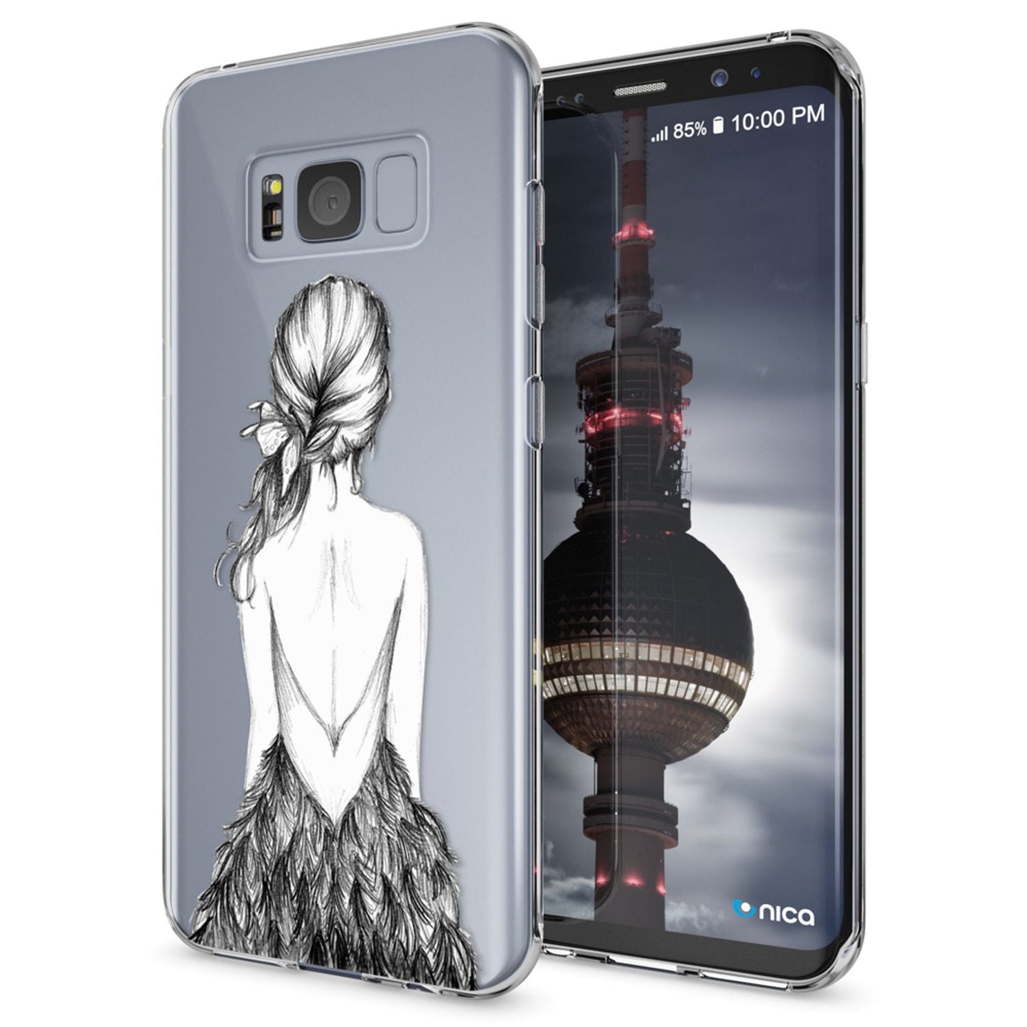 Samsung Galaxy S8 Plus Hülle Handyhülle von NALIA, Silikon Motiv Case Schutzhülle