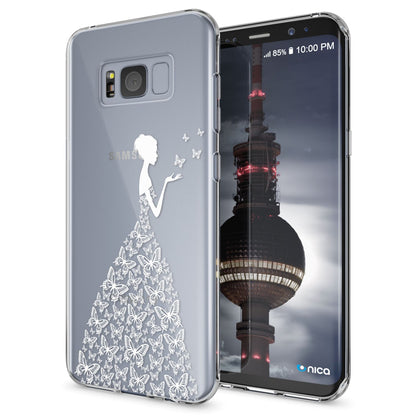 Samsung Galaxy S8 Plus Hülle Handyhülle von NALIA, Silikon Motiv Case Schutzhülle
