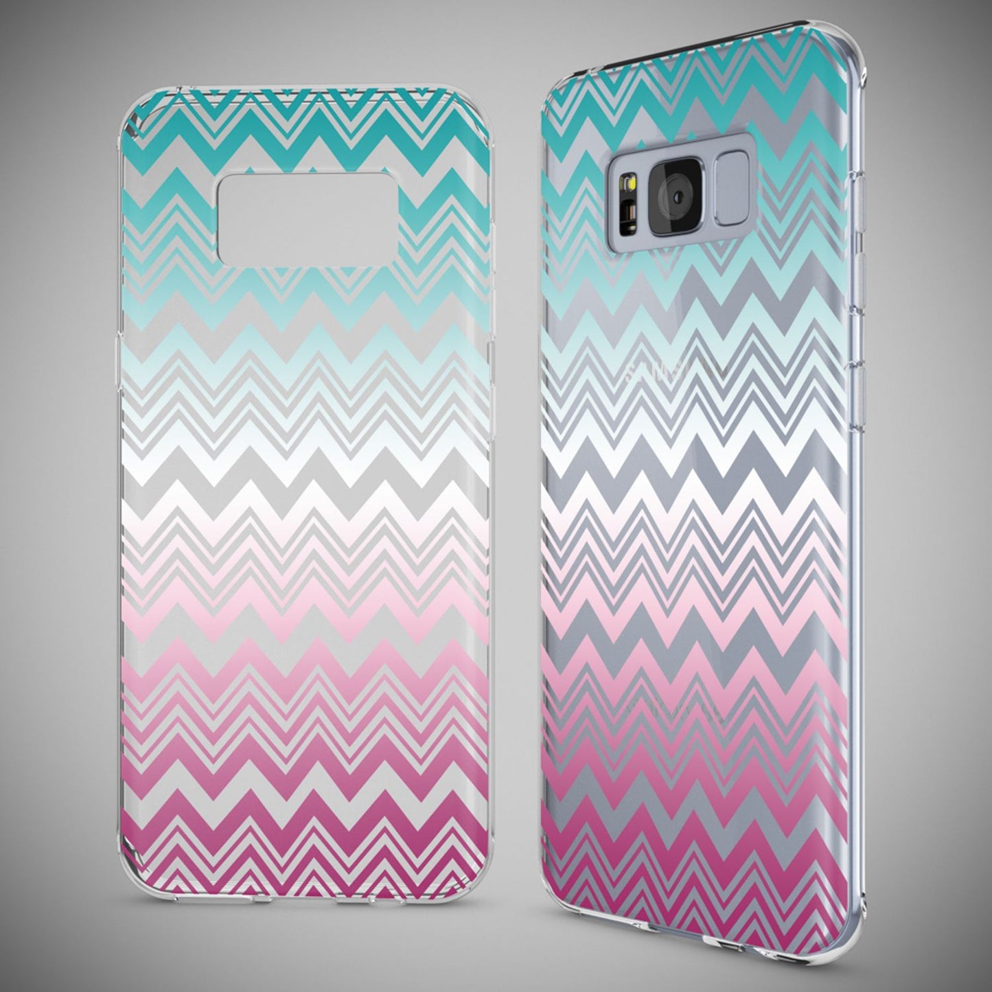 NALIA Handyhülle kompatibel mit Samsung Galaxy S8, Motiv Design Slim Silikon Case Cover, Crystal Schutzhülle Handy-Tasche Dünn, Muster Backcover Bumper Smart-Phone Hülle