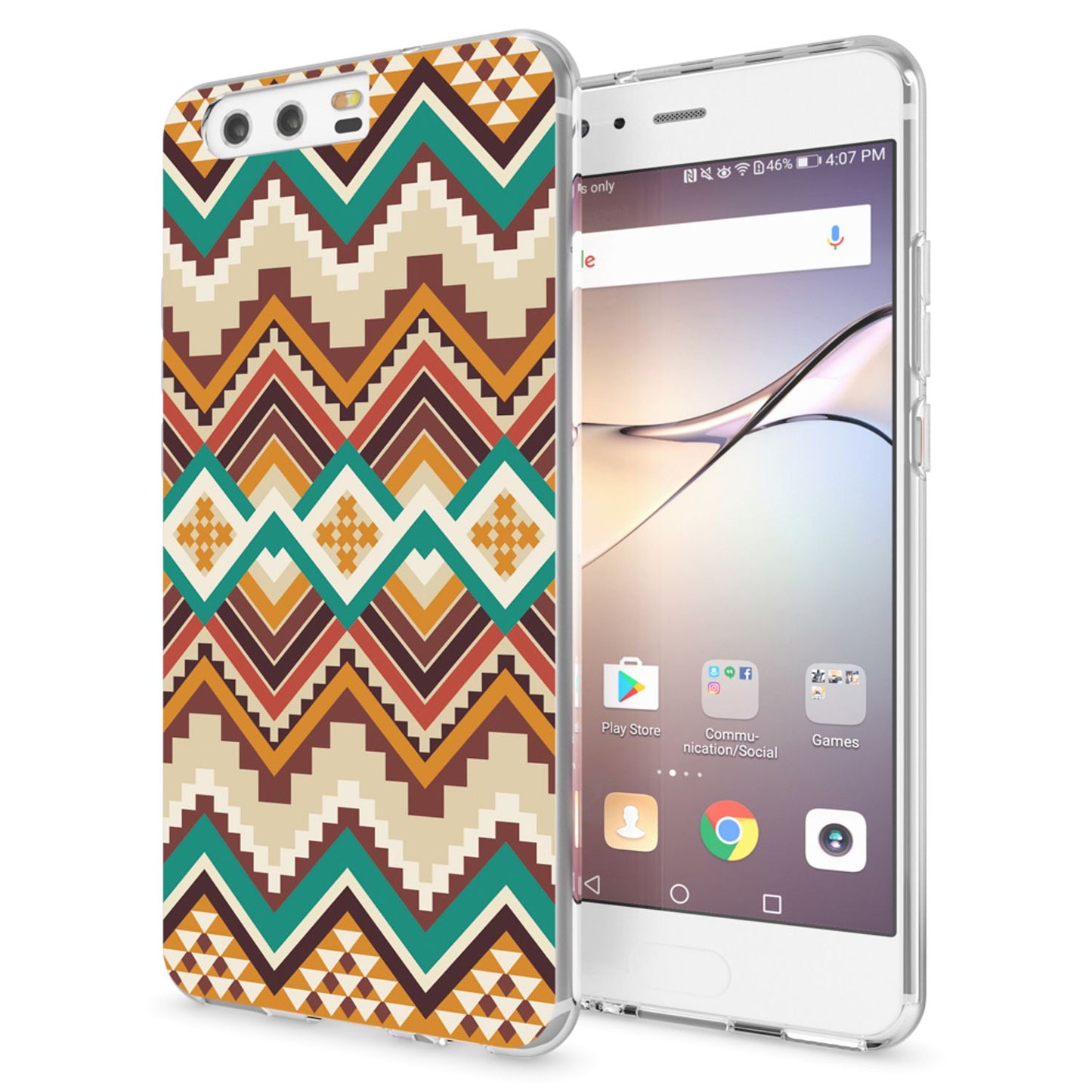 Huawei P10 Hülle Handyhülle von NALIA, Slim Silikon Motiv Case Cover Schutzhülle