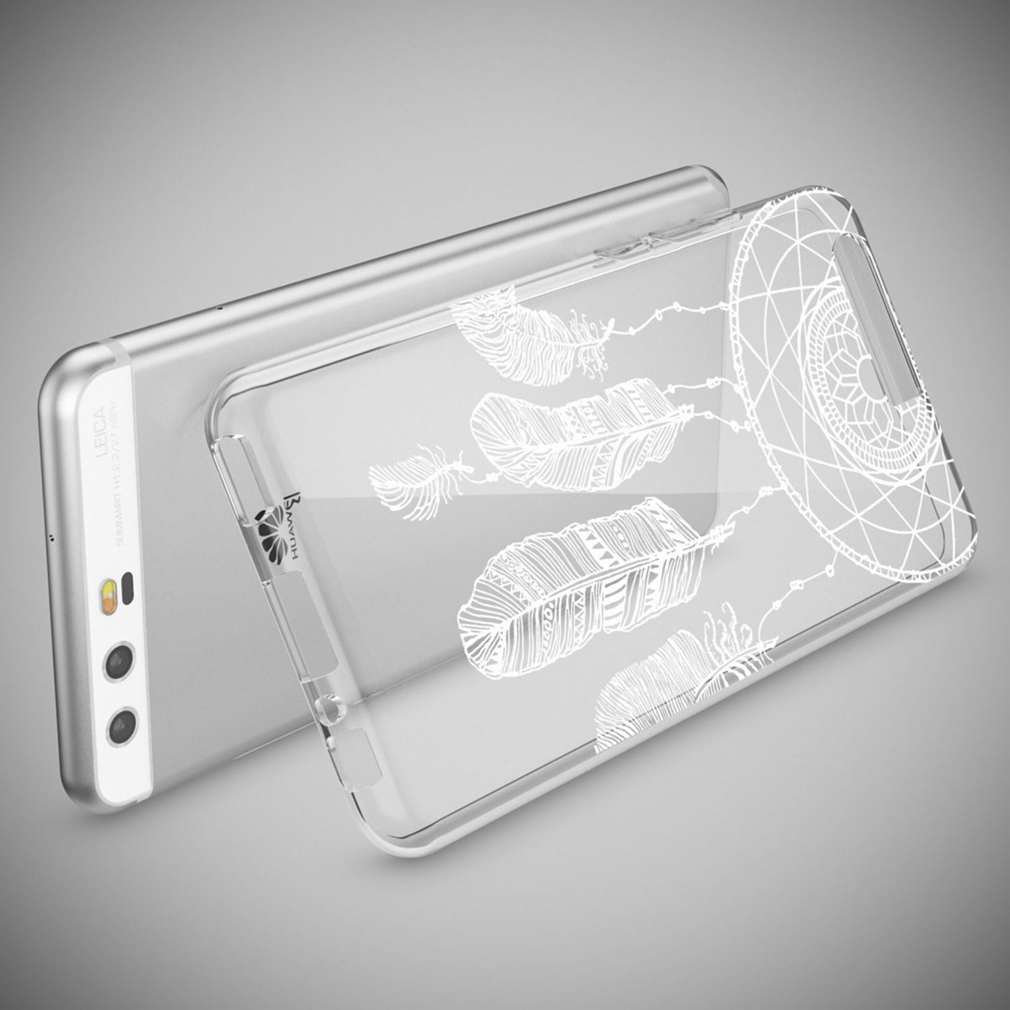 Huawei P10 Hülle Handyhülle von NALIA, Slim Silikon Motiv Case Cover Schutzhülle
